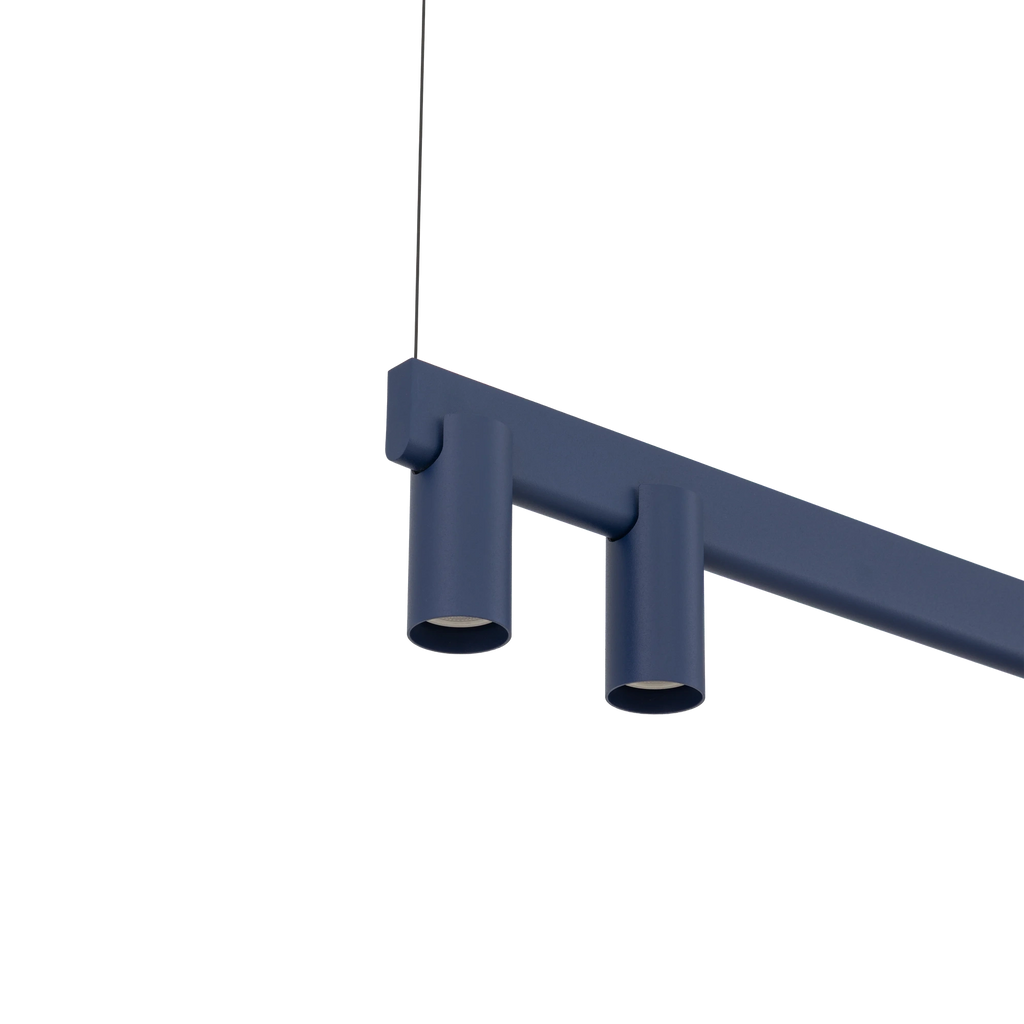 Nowodvorski Lampa wisząca FOURTY LINE LED VII 7x10W only LED + LED 8W 50/60Hz - Aluminium - Granatowy 12293