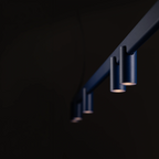 Nowodvorski Lampa wisząca FOURTY LINE LED VII 7x10W only LED + LED 8W 50/60Hz - Aluminium - Granatowy 12293
