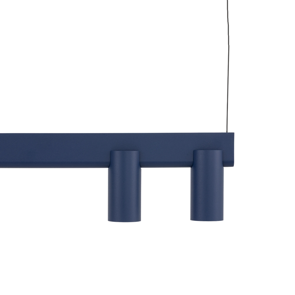 Nowodvorski Lampa wisząca FOURTY LINE LED VII 7x10W only LED + LED 8W 50/60Hz - Aluminium - Granatowy 12293