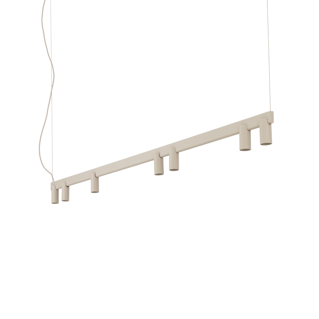 Nowodvorski Lampa wisząca FOURTY LINE LED VII 7x10W only LED + LED 8W 50/60Hz - Aluminium - Beżowy 12294