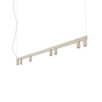 Nowodvorski Lampa wisząca FOURTY LINE LED VII 7x10W only LED + LED 8W 50/60Hz - Aluminium - Beżowy 12294