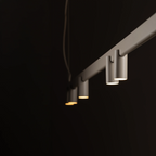 Nowodvorski Lampa wisząca FOURTY LINE LED VII 7x10W only LED + LED 8W 50/60Hz - Aluminium - Beżowy 12294