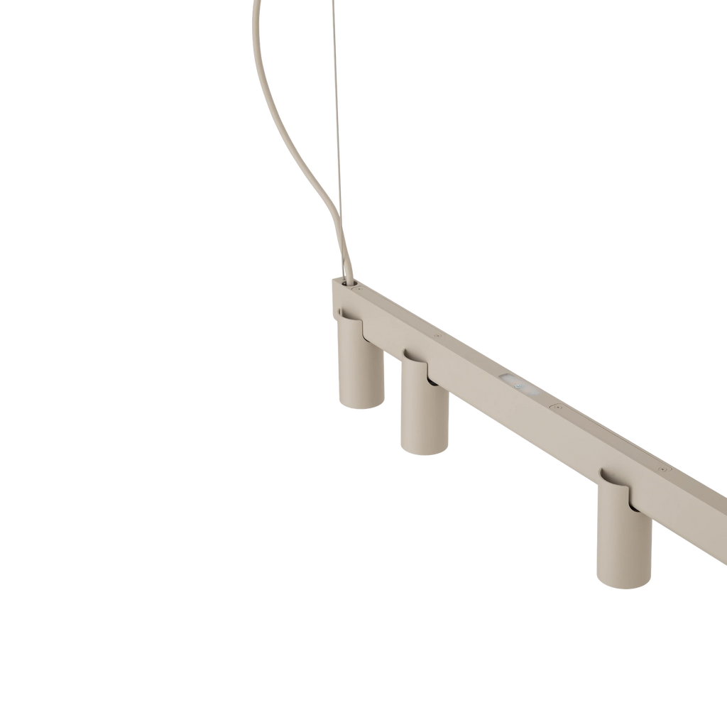 Nowodvorski Lampa wisząca FOURTY LINE LED VII 7x10W only LED + LED 8W 50/60Hz - Aluminium - Beżowy 12294