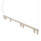 Nowodvorski Lampa wisząca FOURTY LINE LED VII 7x10W only LED + LED 8W 50/60Hz - Aluminium - Beżowy 12294