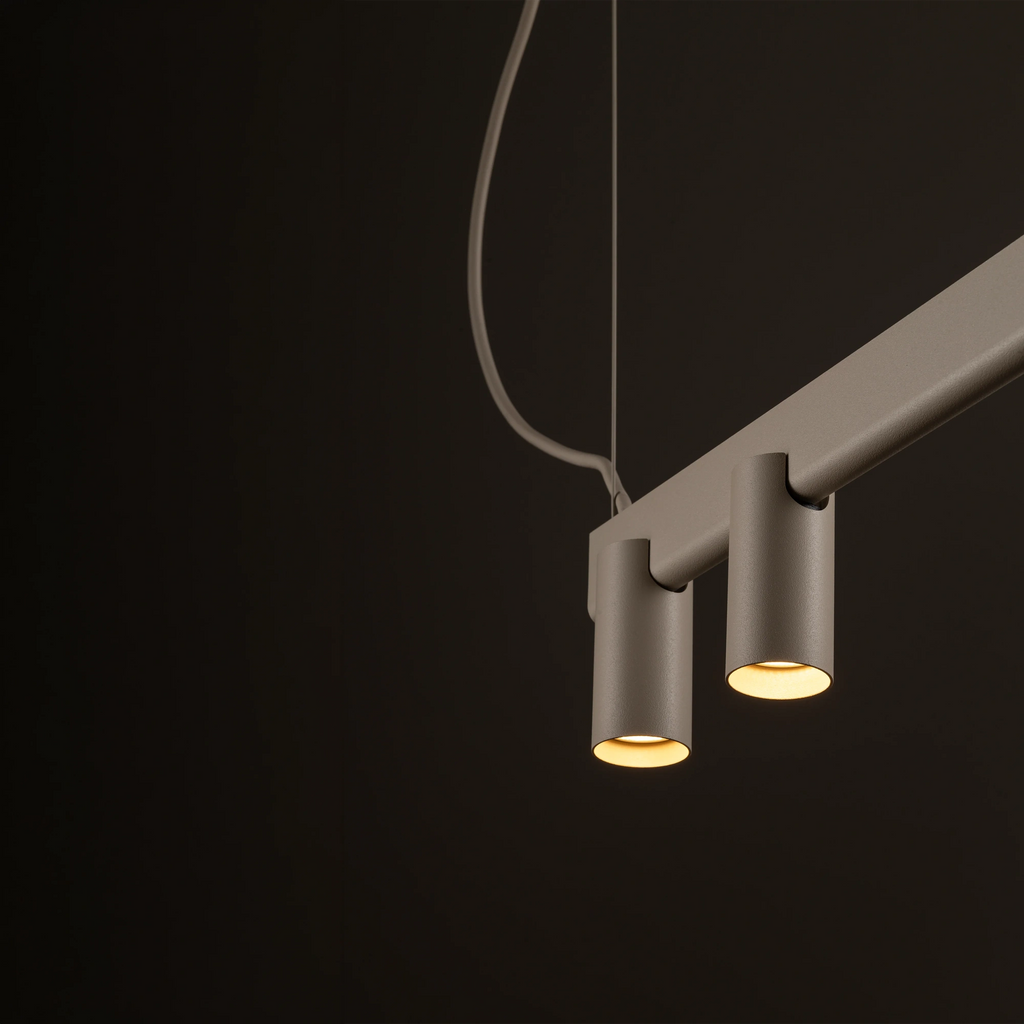 Nowodvorski Lampa wisząca FOURTY LINE LED VII 7x10W only LED + LED 8W 50/60Hz - Aluminium - Beżowy 12294