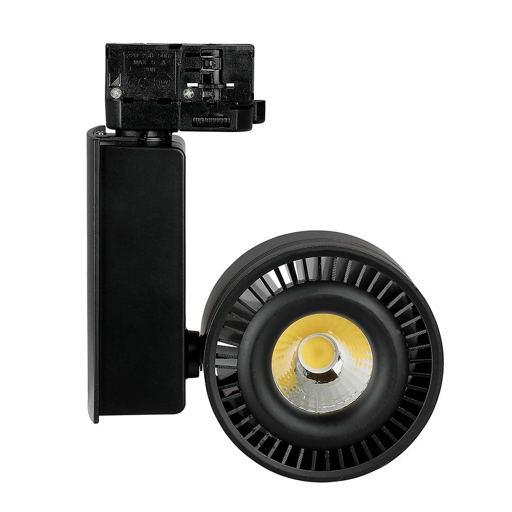 33W Lampa LED na szynoprzewód / Barwa:5000K / Obudowa: Czarna