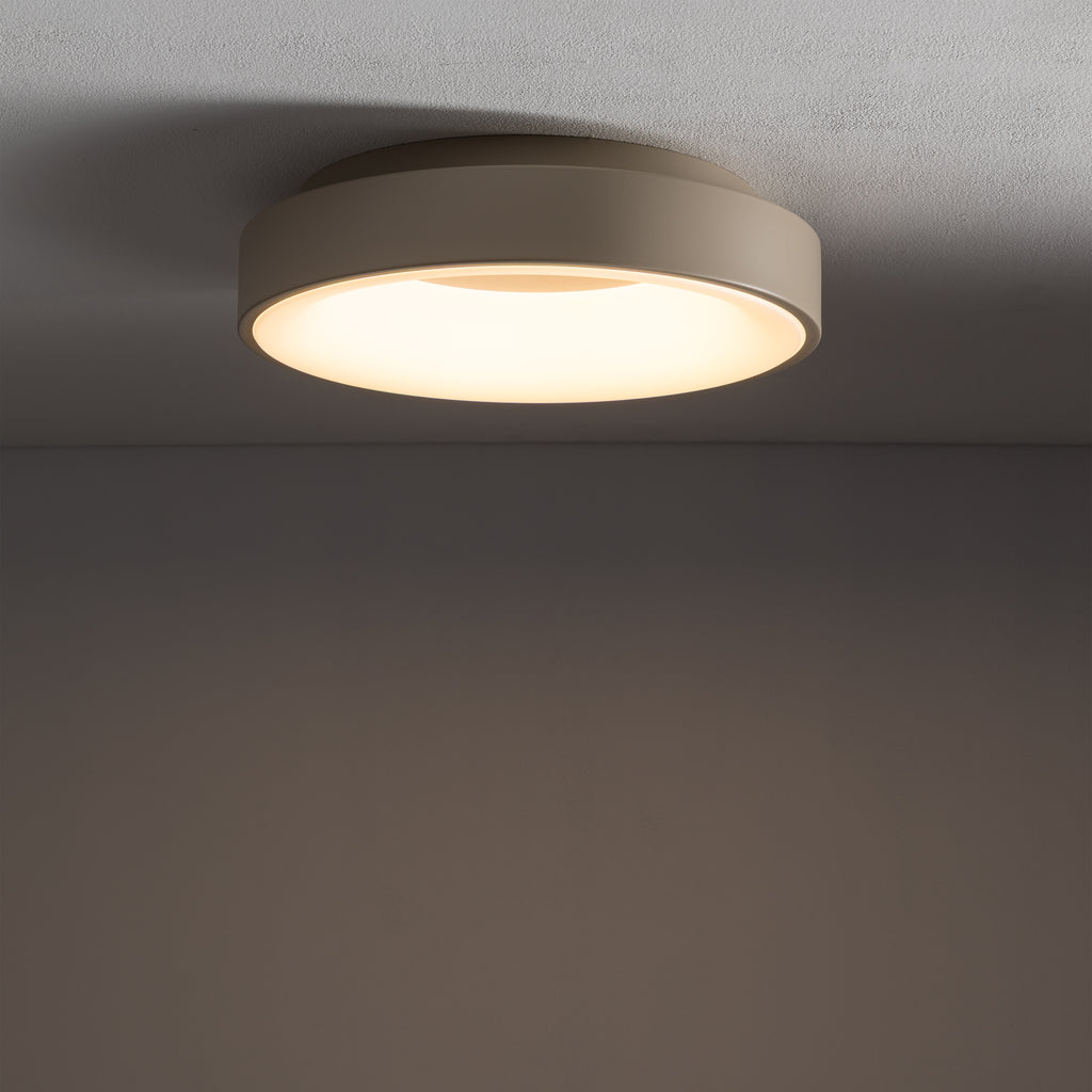 Nowodvorski Plafon NIKKI ROUND LED 32W 220-230 50/60 - Stal lakierowana - Beżowy 12363