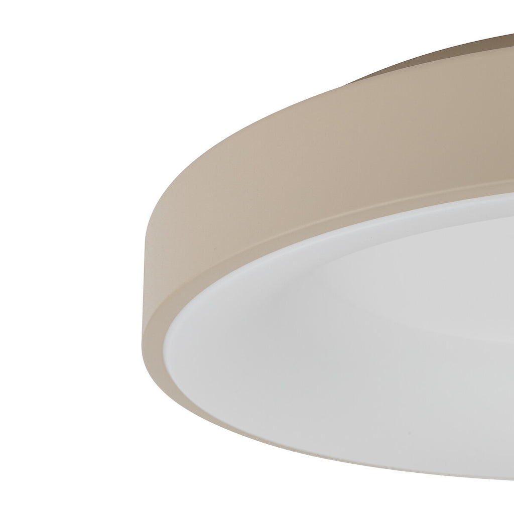 Nowodvorski Plafon NIKKI ROUND LED 48W 220-230 50/60 - Stal lakierowana - Beżowy 12365