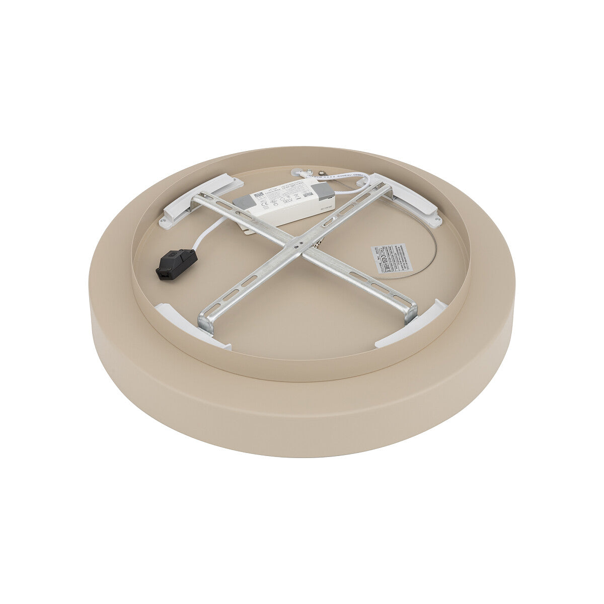Nowodvorski Plafon NIKKI ROUND LED 48W 220-230 50/60 - Stal lakierowana - Beżowy 12365