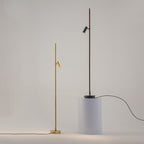 Maytoni Lampa podłogowa Thin - Aluminium - Czarny MOD395FL-L28B3K