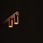 Nowodvorski Lampa wisząca FOURTY LINE LED VII 7x10W only LED + LED 8W 50/60Hz - Aluminium - Terakota 12423