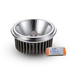 20W AR111 Żarówka LED / Barwa:6000K / Kąt 20'