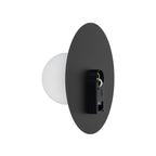 Nowodvorski Kinkiet SATURN M 4W only LED 220-230 50/60 - Stal lakierowana - Czarny 12436