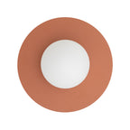 Nowodvorski Kinkiet SATURN M 4W only LED 220-230 50/60 - Stal lakierowana - Terakota 12437