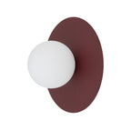 Nowodvorski Kinkiet SATURN M 4W only LED 220-230 50/60 - Stal lakierowana - Burgundowy 12441