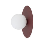 Nowodvorski Kinkiet SATURN M 4W only LED 220-230 50/60 - Stal lakierowana - Burgundowy 12441