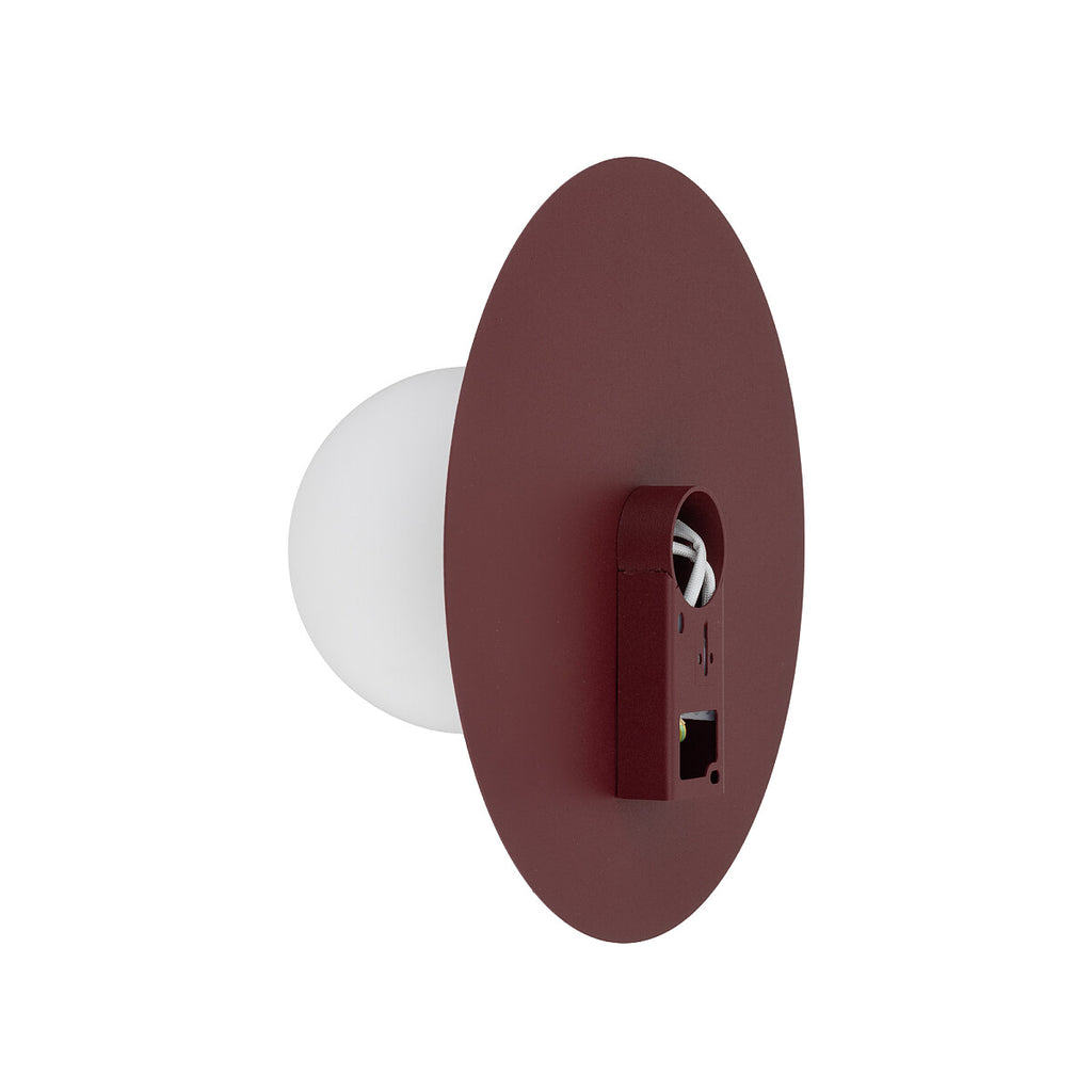 Nowodvorski Kinkiet SATURN M 4W only LED 220-230 50/60 - Stal lakierowana - Burgundowy 12441