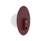 Nowodvorski Kinkiet SATURN M 4W only LED 220-230 50/60 - Stal lakierowana - Burgundowy 12441