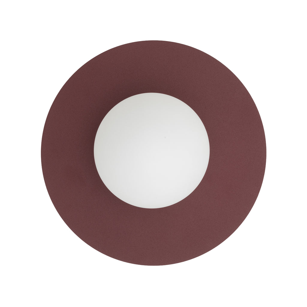 Nowodvorski Kinkiet SATURN M 4W only LED 220-230 50/60 - Stal lakierowana - Burgundowy 12441