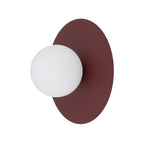 Nowodvorski Kinkiet SATURN M 4W only LED 220-230 50/60 - Stal lakierowana - Burgundowy 12441