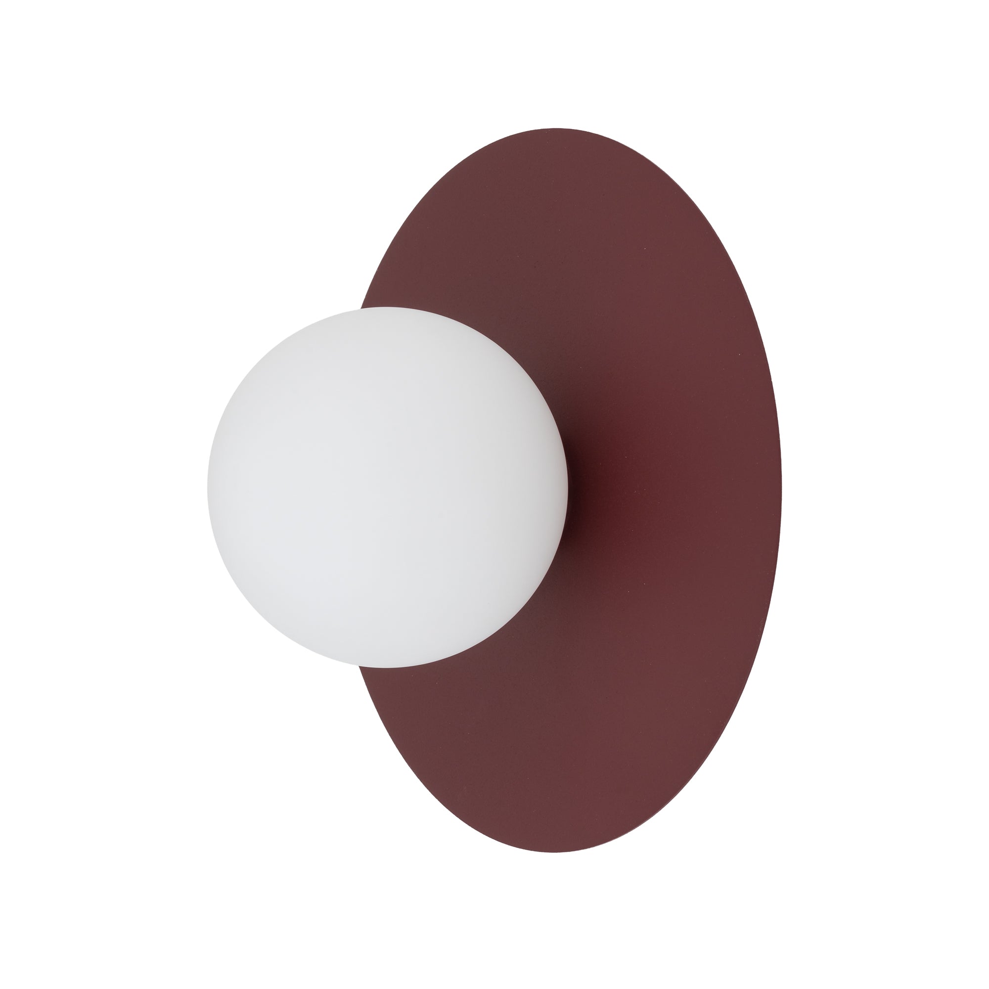 Nowodvorski Kinkiet SATURN M 4W only LED 220-230 50/60 - Stal lakierowana - Burgundowy 12441