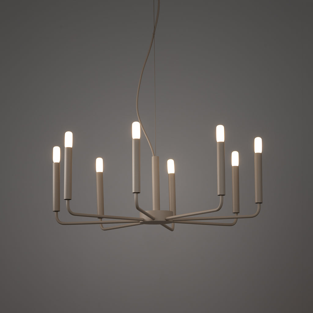 Nowodvorski Żyrandol ORTO 10W only LED 220-230 50/60 - Stal lakierowana - Beżowy 12525
