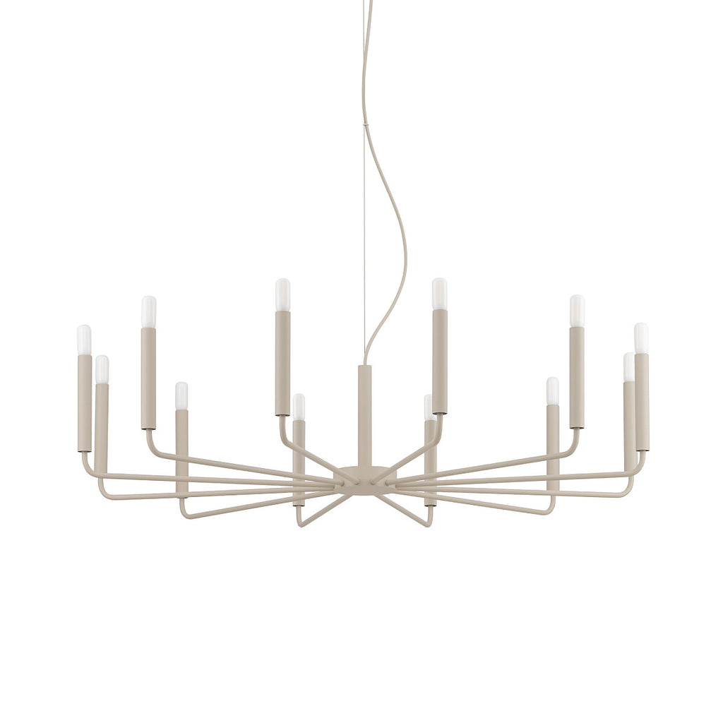 Nowodvorski Żyrandol ORTO B 10W only LED 220-230 50/60 - Stal lakierowana - Beżowy 12526