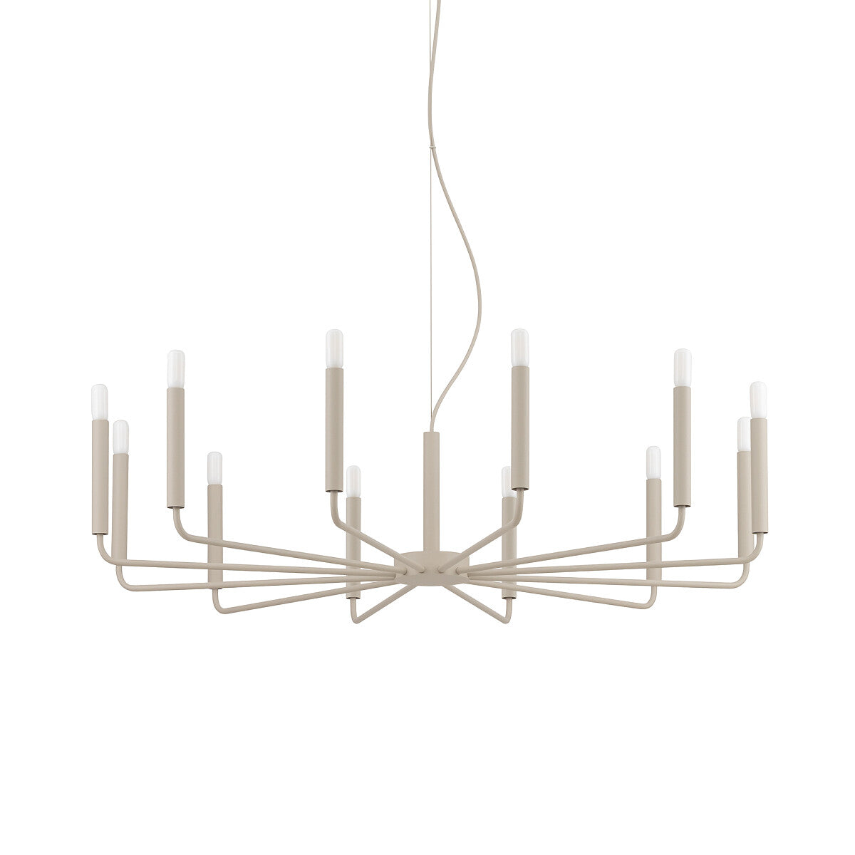 Nowodvorski Żyrandol ORTO B 10W only LED 220-230 50/60 - Stal lakierowana - Beżowy 12526