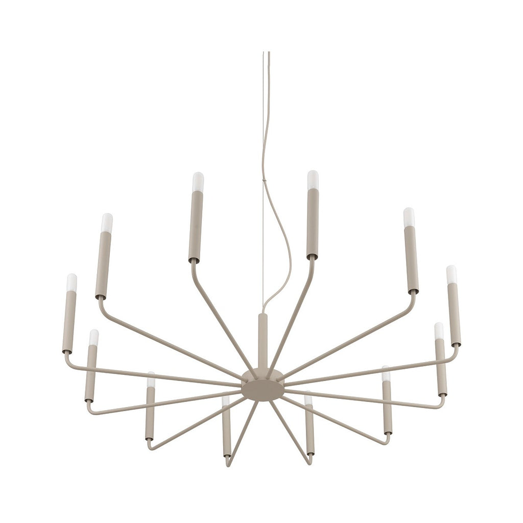 Nowodvorski Żyrandol ORTO B 10W only LED 220-230 50/60 - Stal lakierowana - Beżowy 12526