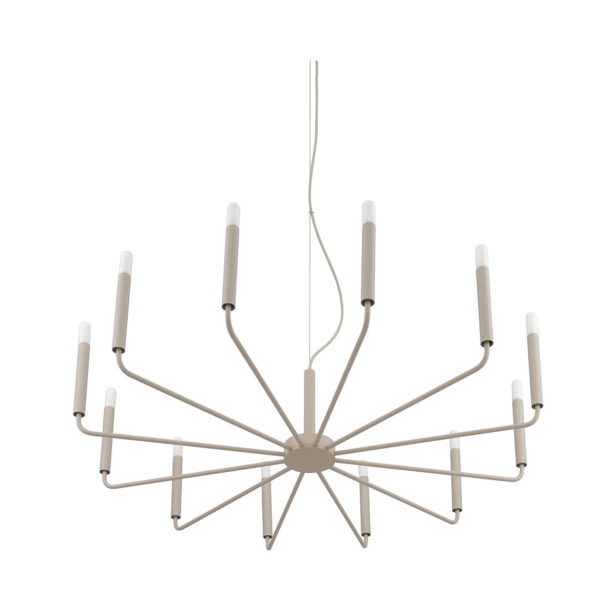 Nowodvorski Żyrandol ORTO B 10W only LED 220-230 50/60 - Stal lakierowana - Beżowy 12526