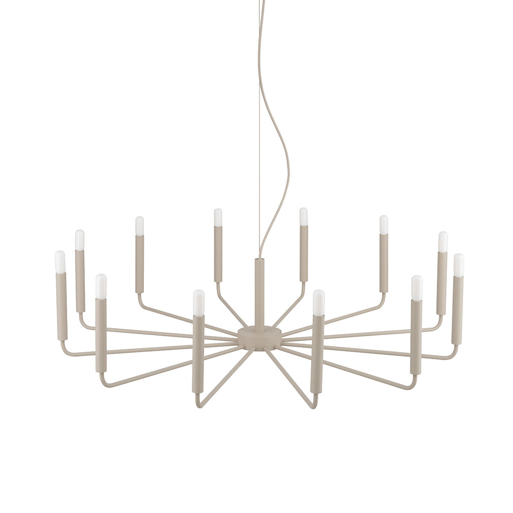 Nowodvorski Żyrandol ORTO B 10W only LED 220-230 50/60 - Stal lakierowana - Beżowy 12526