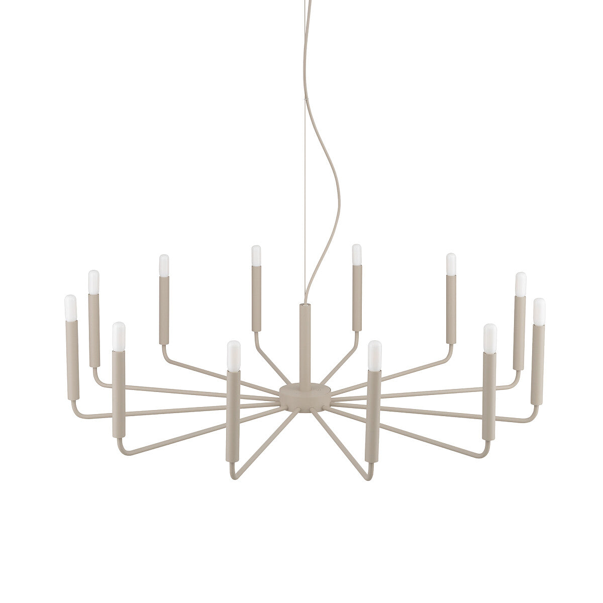 Nowodvorski Żyrandol ORTO B 10W only LED 220-230 50/60 - Stal lakierowana - Beżowy 12526