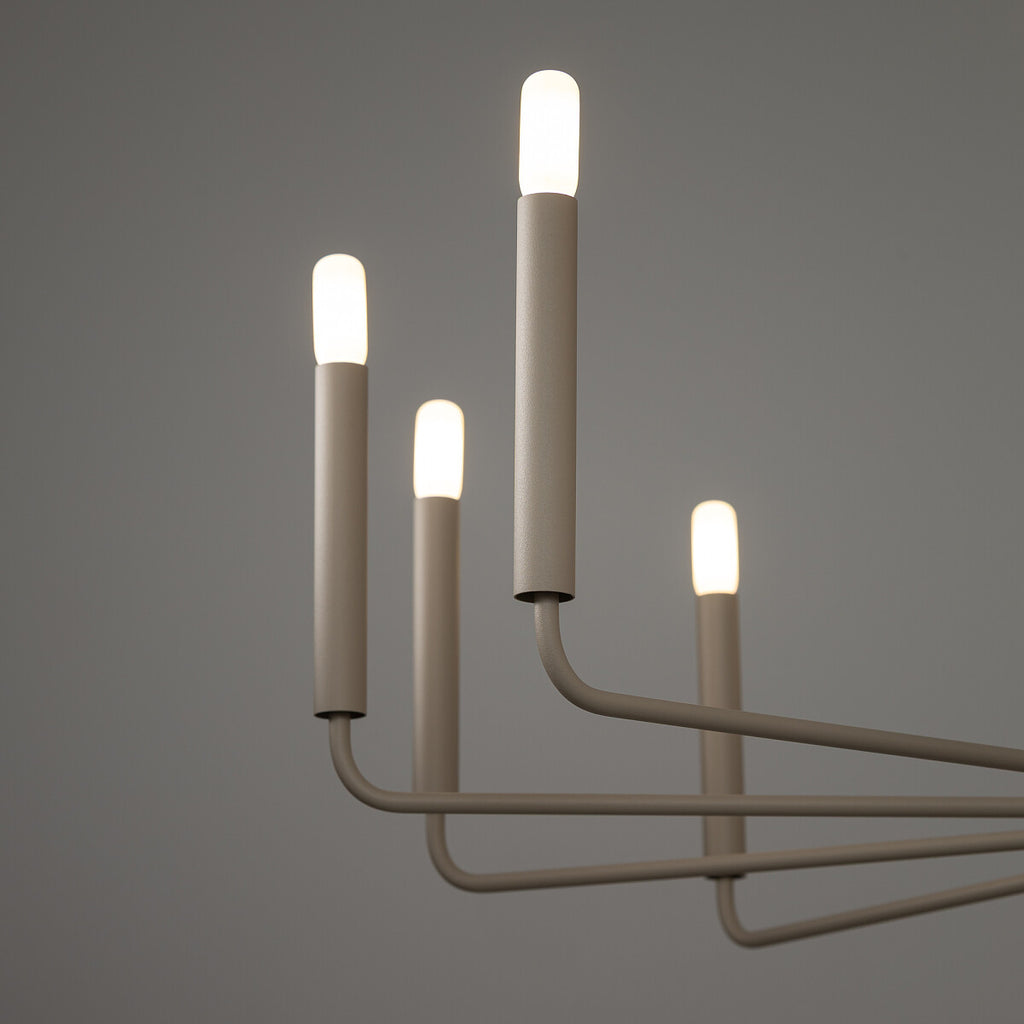 Nowodvorski Żyrandol ORTO B 10W only LED 220-230 50/60 - Stal lakierowana - Beżowy 12526