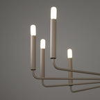 Nowodvorski Żyrandol ORTO B 10W only LED 220-230 50/60 - Stal lakierowana - Beżowy 12526