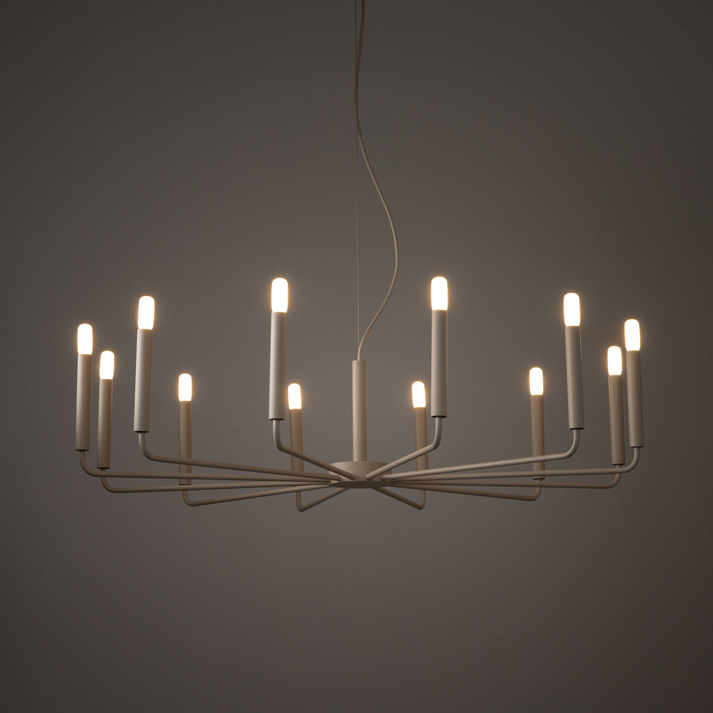 Nowodvorski Żyrandol ORTO B 10W only LED 220-230 50/60 - Stal lakierowana - Beżowy 12526