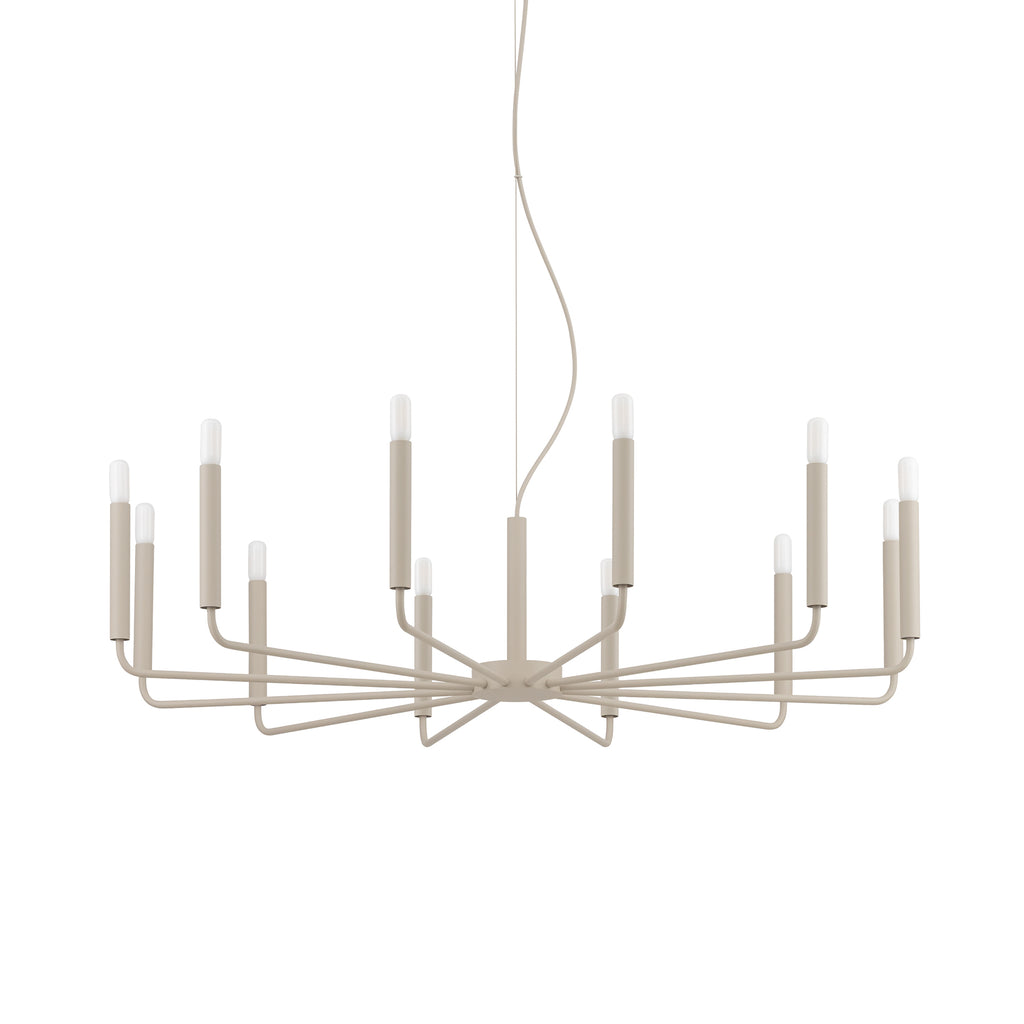 Nowodvorski Żyrandol ORTO B 10W only LED 220-230 50/60 - Stal lakierowana - Beżowy 12526