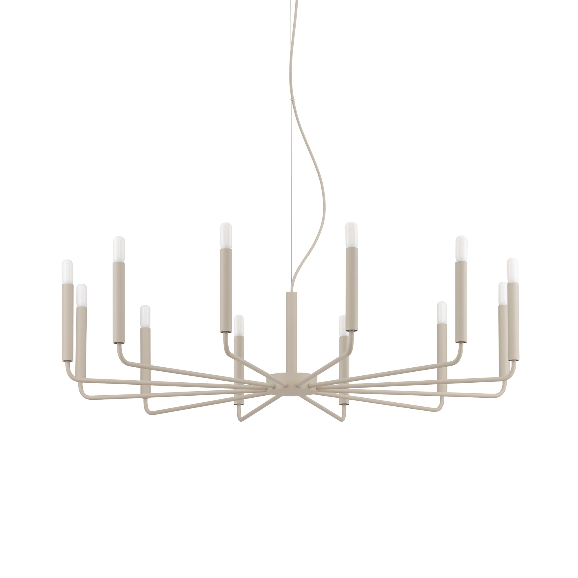Nowodvorski Żyrandol ORTO B 10W only LED 220-230 50/60 - Stal lakierowana - Beżowy 12526