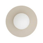 Nowodvorski Kinkiet SATURN M 4W only LED 220-230 50/60 - Stal lakierowana - Beżowy 12595