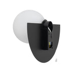 Nowodvorski Kinkiet SATURN S 4W only LED 220-230 50/60 - Stal lakierowana - Czarny 12596
