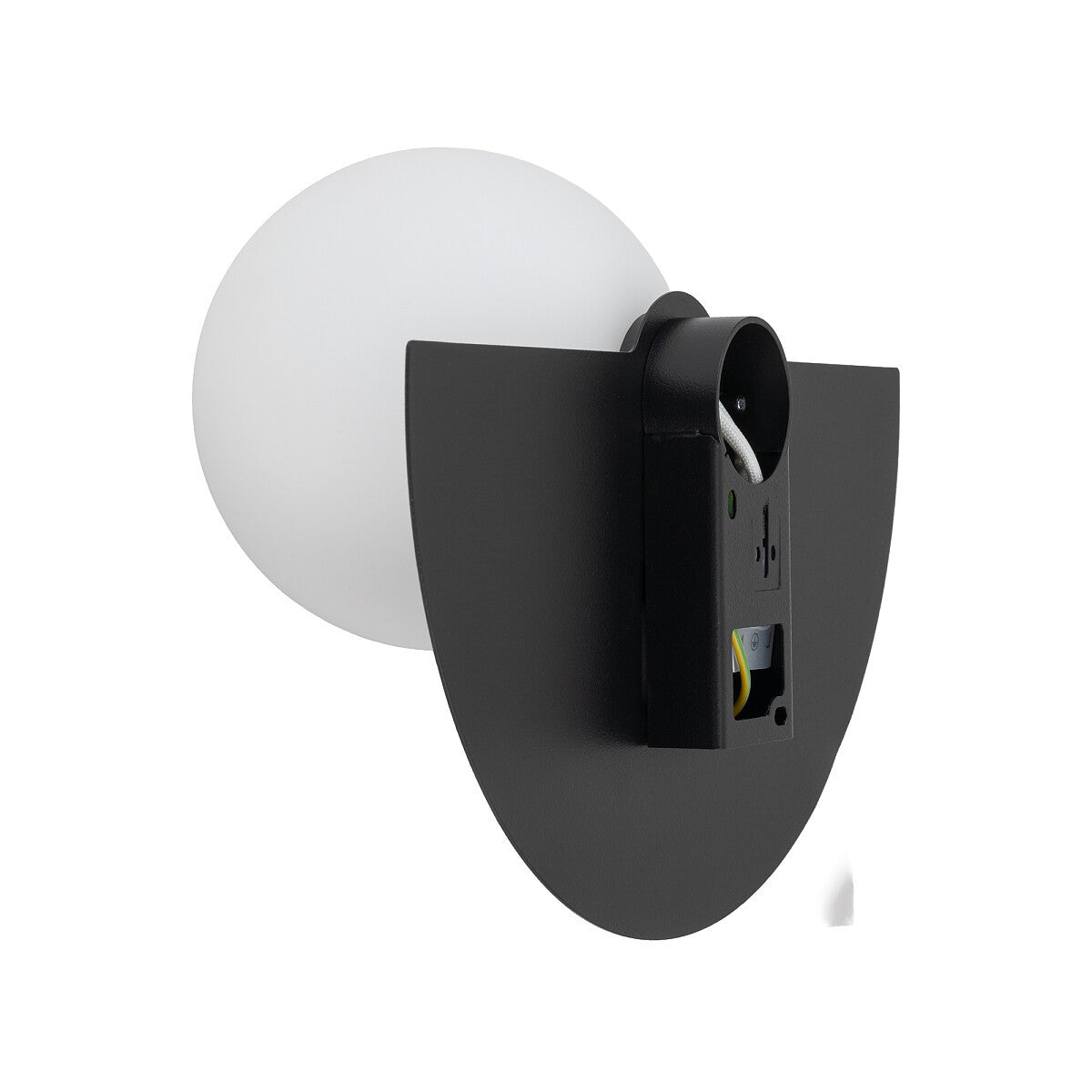 Nowodvorski Kinkiet SATURN S 4W only LED 220-230 50/60 - Stal lakierowana - Czarny 12596