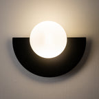 Nowodvorski Kinkiet SATURN S 4W only LED 220-230 50/60 - Stal lakierowana - Czarny 12596