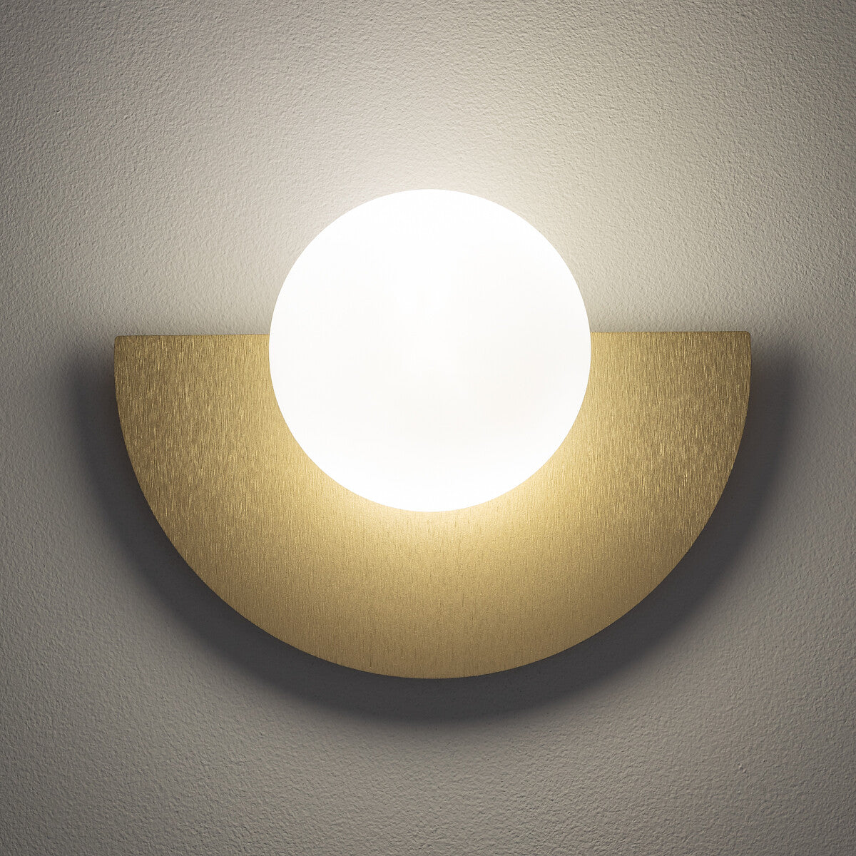 Nowodvorski Kinkiet SATURN S 4W only LED 220-230 50/60 - Stal lakierowana - Szczotkowane złoto 12598