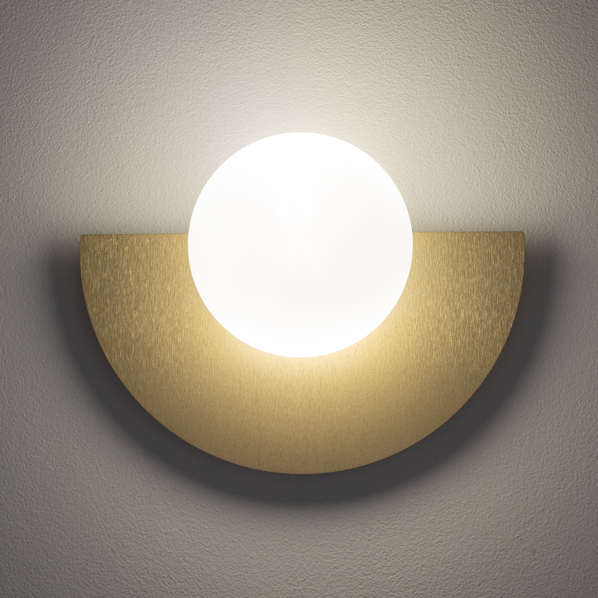 Nowodvorski Kinkiet SATURN S 4W only LED 220-230 50/60 - Stal lakierowana - Szczotkowane złoto 12598