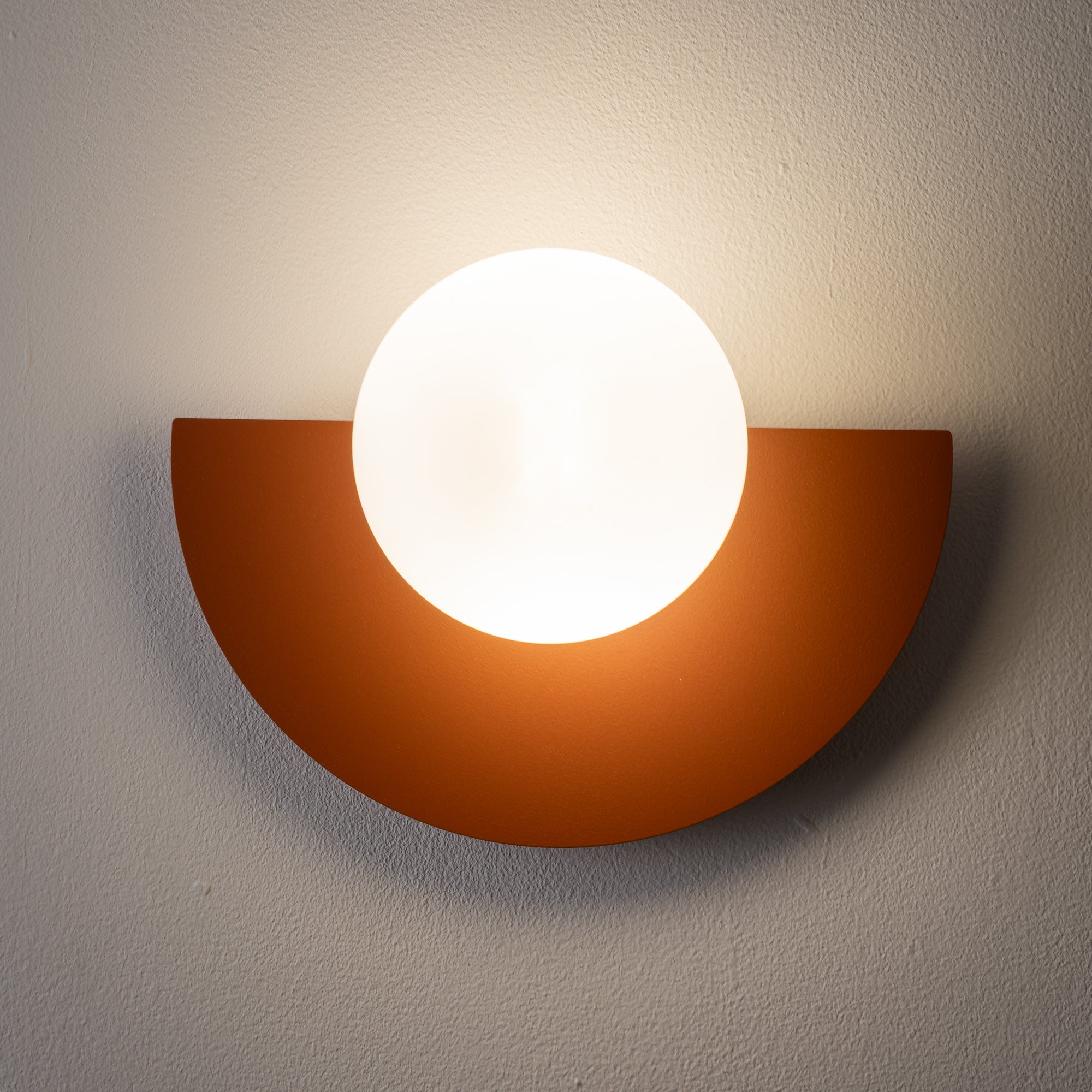 Nowodvorski Kinkiet SATURN S 4W only LED 220-230 50/60 - Stal lakierowana - Terakota 12600