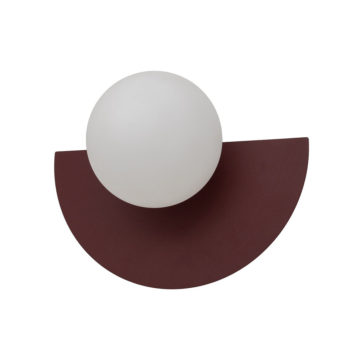 Nowodvorski Kinkiet SATURN S 4W only LED 220-230 50/60 - Stal lakierowana - Burgundowy 12602