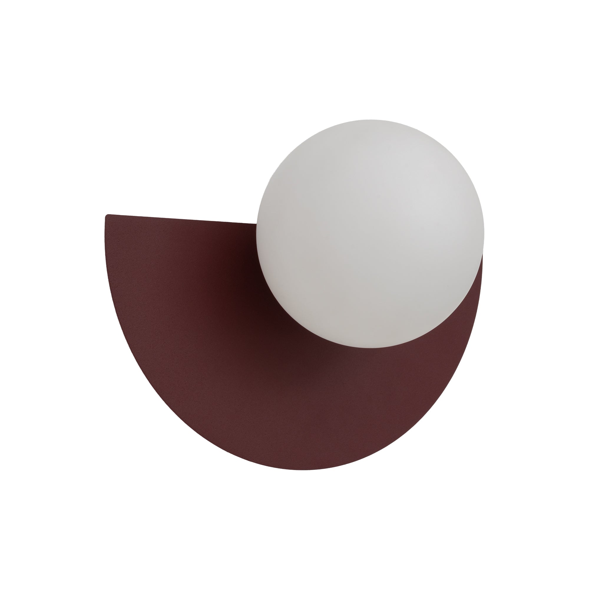 Nowodvorski Kinkiet SATURN S 4W only LED 220-230 50/60 - Stal lakierowana - Burgundowy 12602