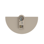 Nowodvorski Kinkiet SATURN S 4W only LED 220-230 50/60 - Stal lakierowana - Beżowy 12603