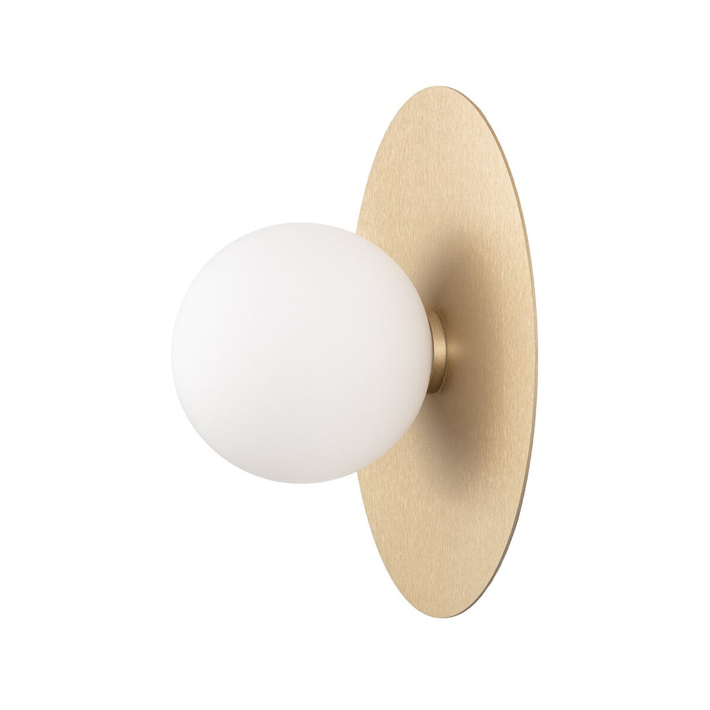 Nowodvorski Kinkiet SATURN M 4W only LED 220-230 50/60 - Stal lakierowana - Szczotkowane złoto 12604