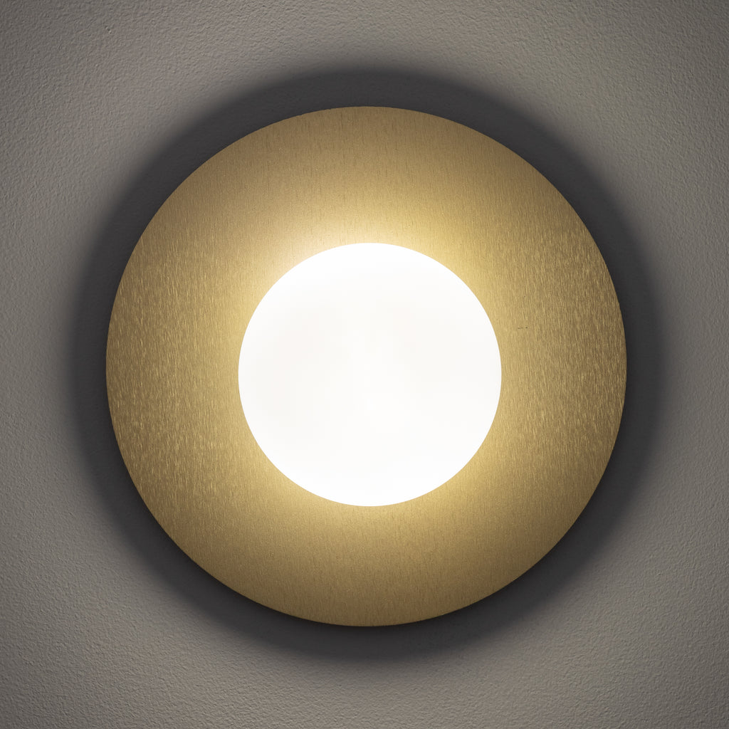Nowodvorski Kinkiet SATURN M 4W only LED 220-230 50/60 - Stal lakierowana - Szczotkowane złoto 12604