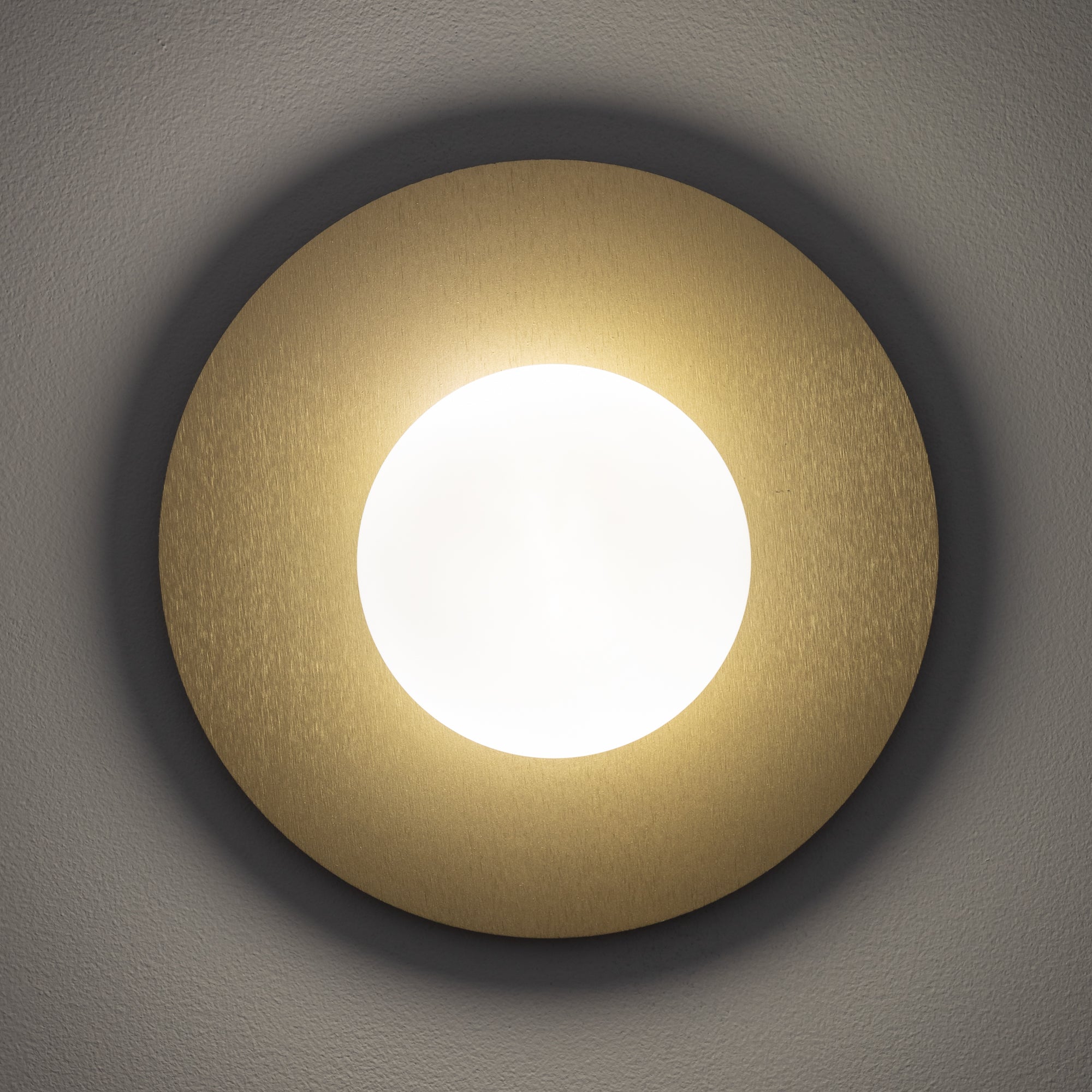 Nowodvorski Kinkiet SATURN M 4W only LED 220-230 50/60 - Stal lakierowana - Szczotkowane złoto 12604